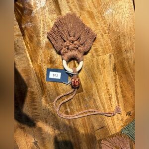 Macrame essential oil air diffuser